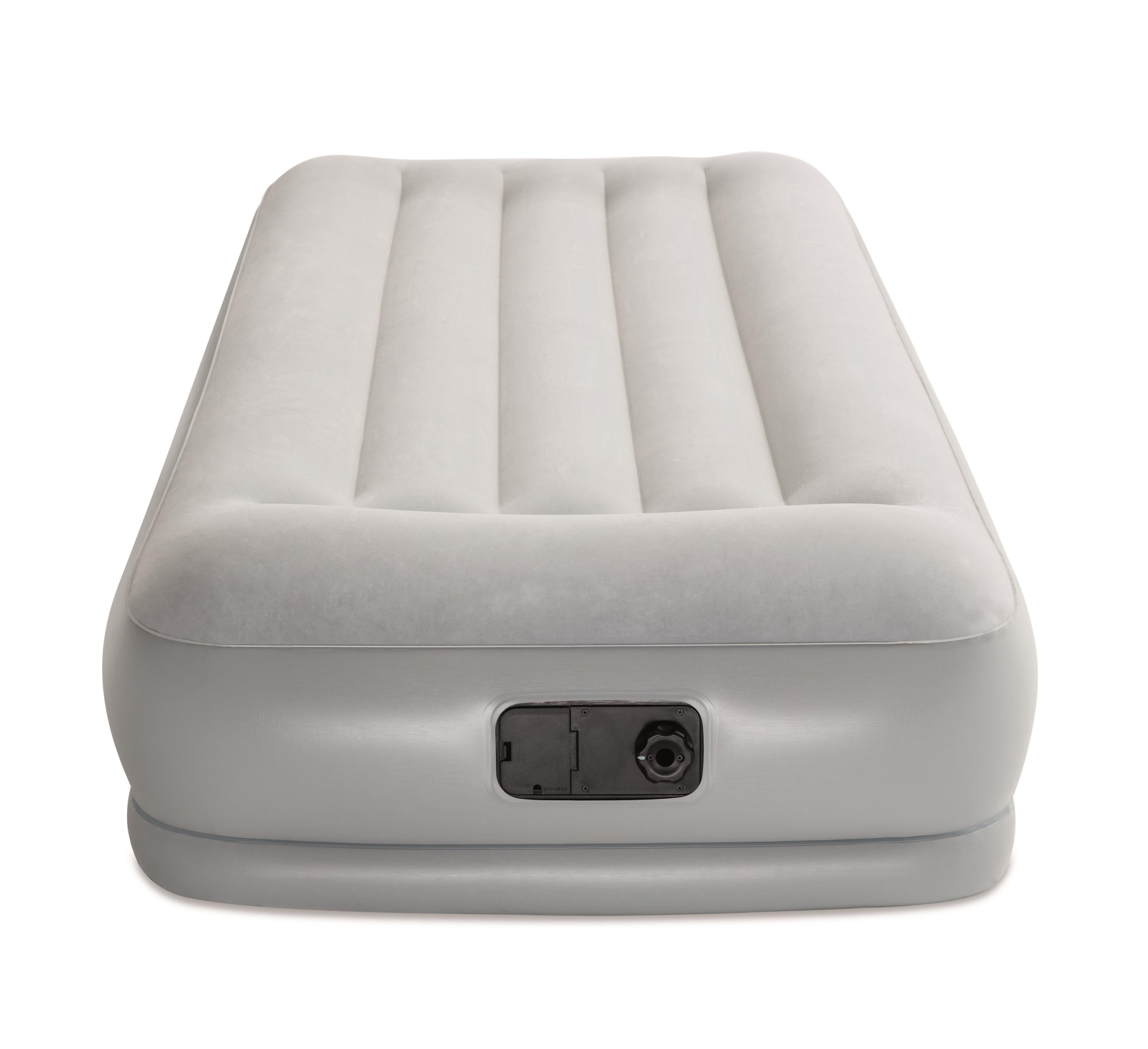 Single double flocking bed