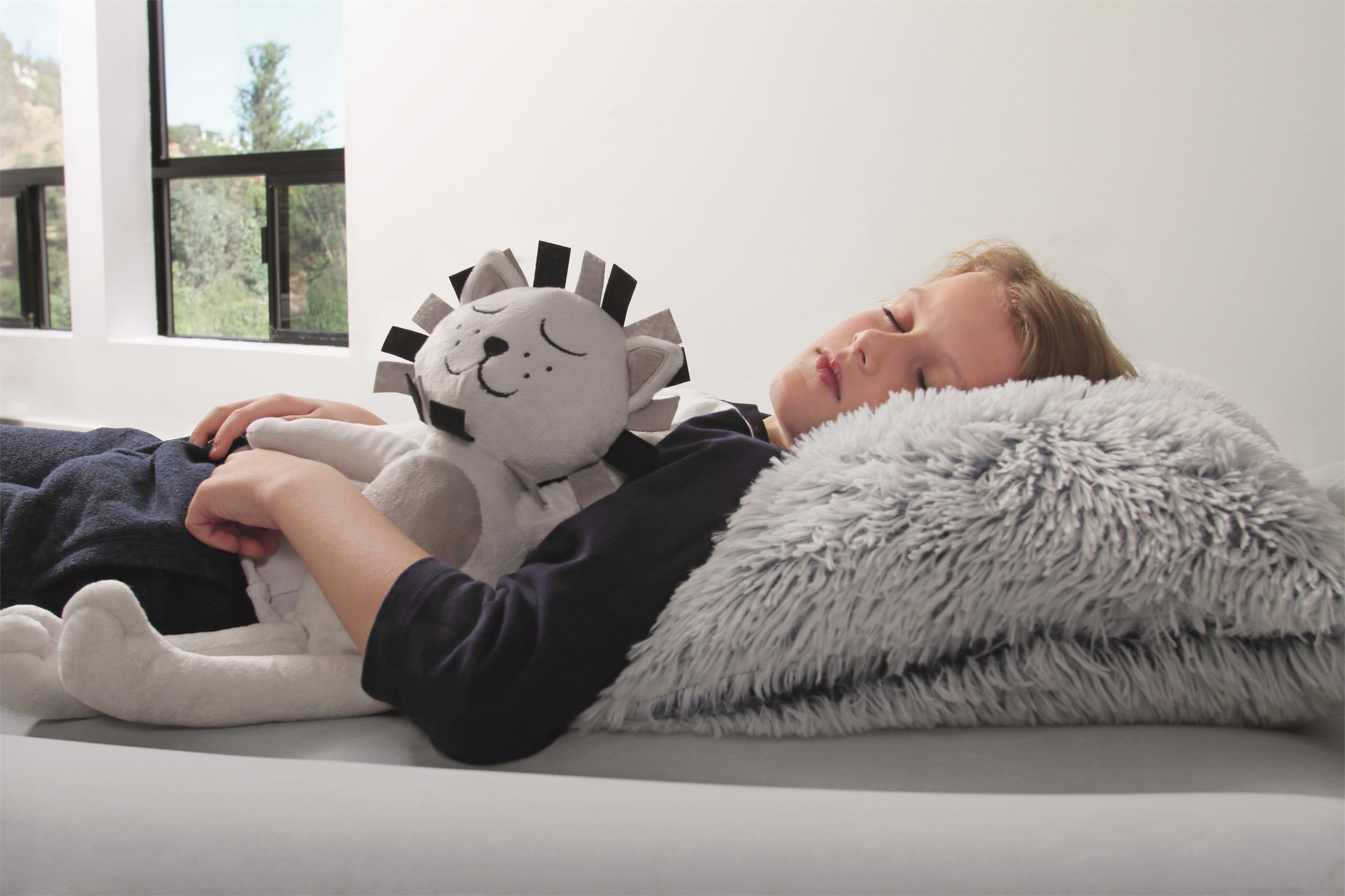 Single double flocking bed