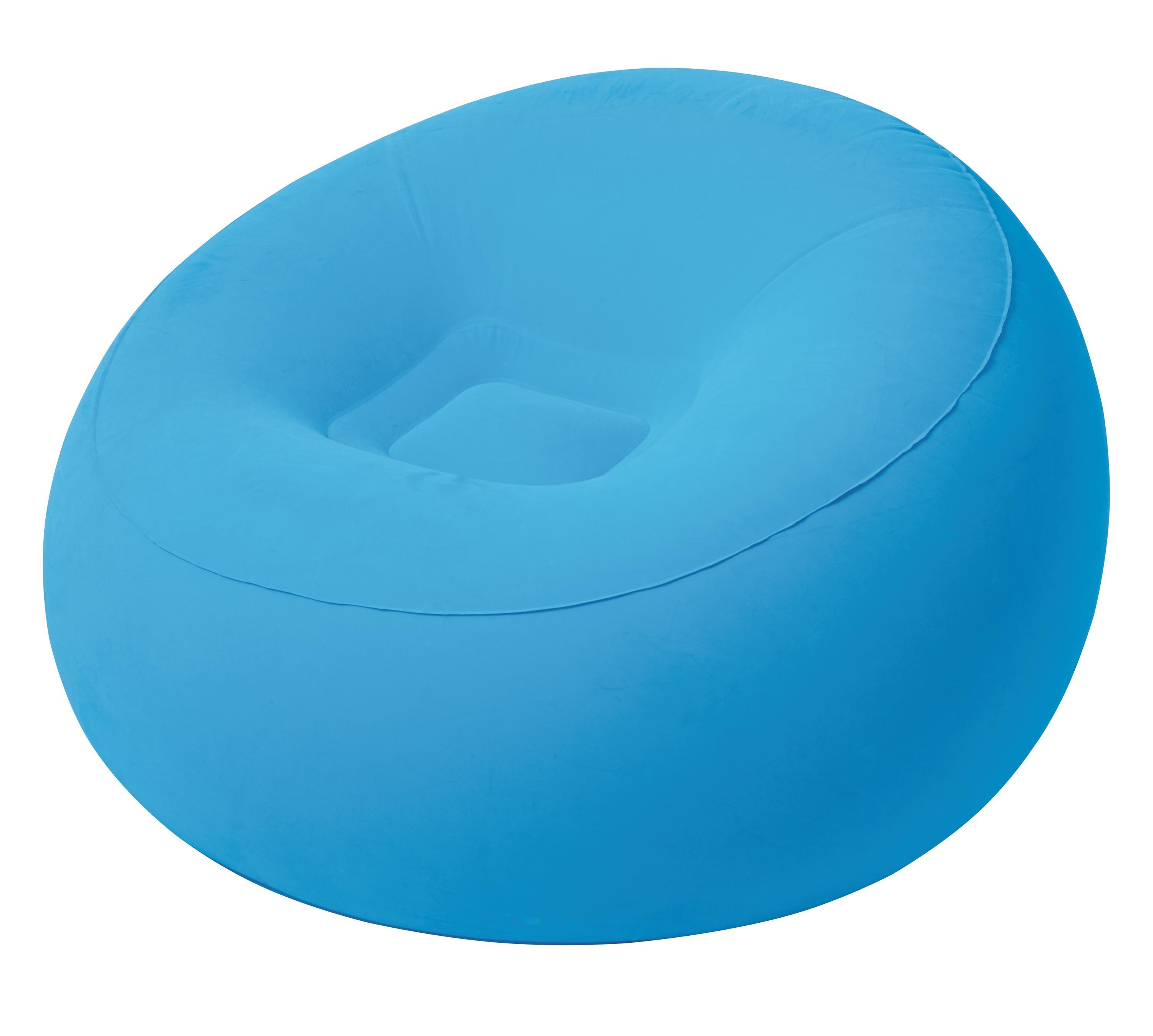 Round flocked sofa