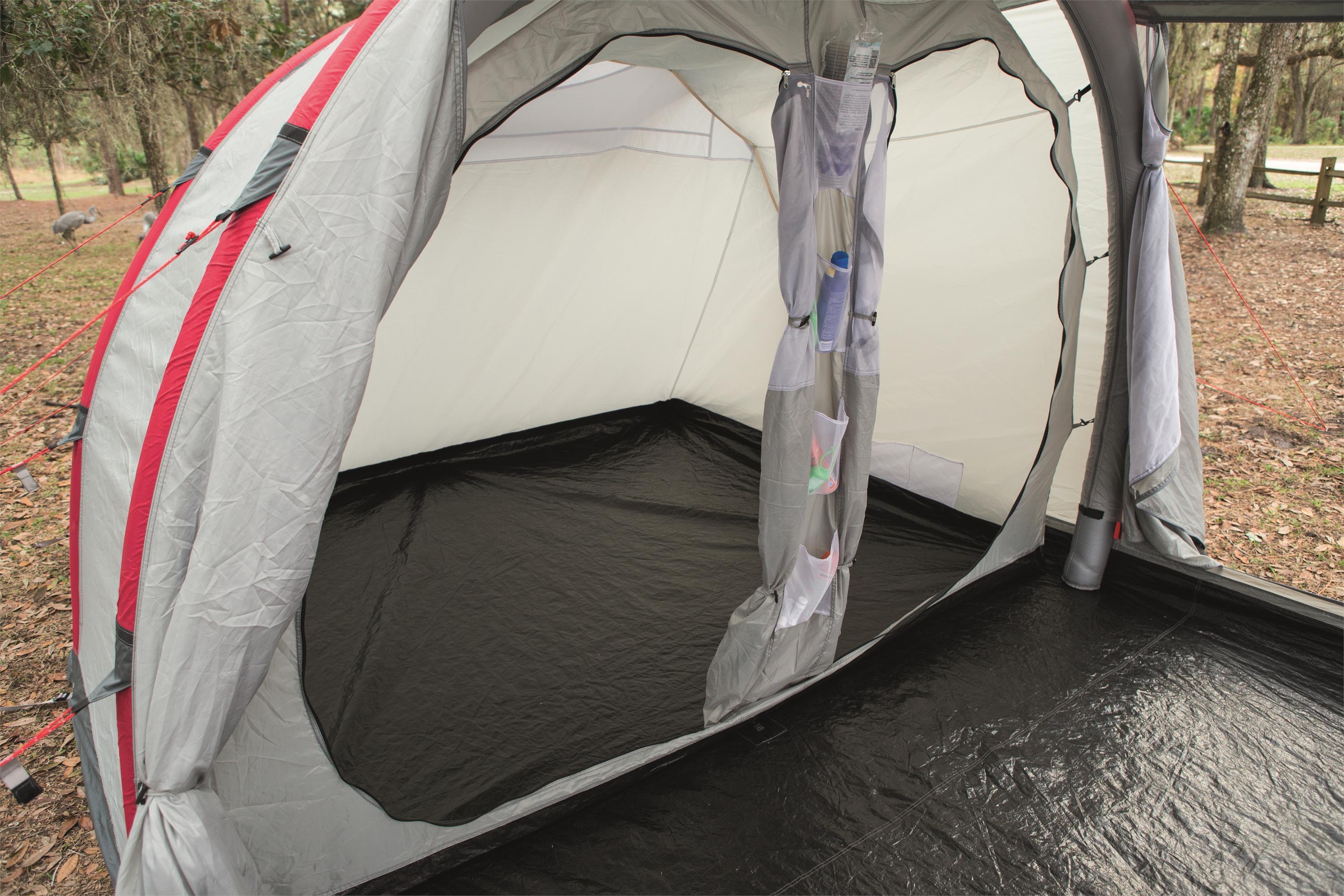 Four-person inflatable tent