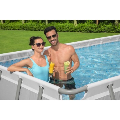 Power Steel Rectangular Pool Set 5611Z applicable for all ages