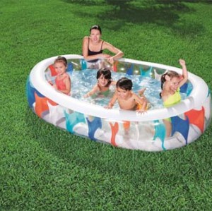 Bestway Elliptic Pool 3-Ring Pool 54066 for child over 6+ ages