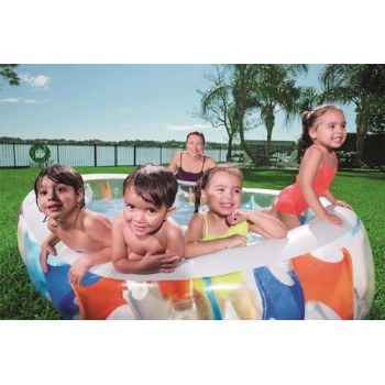 Bestway Elliptic Pool 3-Ring Pool 54066 for child over 6+ ages