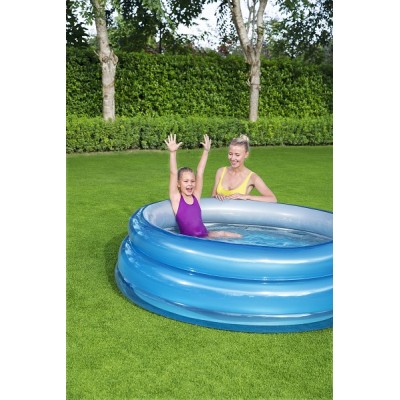 Bestway Big Metallic 3-Ring Pool 51042 for child over 6+ ages