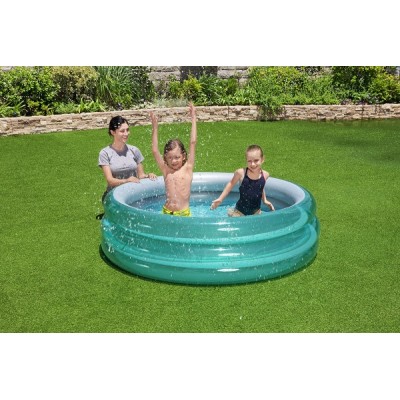 Bestway Big Metallic 3-Ring Pool 51042 for child over 6+ ages