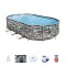 Power Steel Comfort Jet Series Oval Pool Set 56719 applicable for all