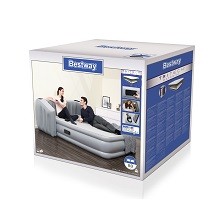 Bestway Tritech Fullsleep Wingback Airbed Queen Headboard Built-in AC Pump 67620 applicable for all