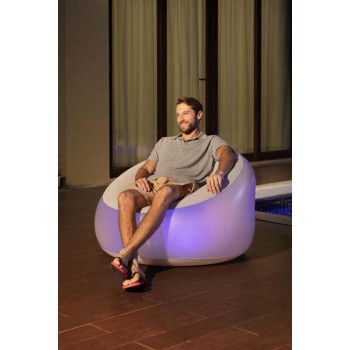Bestway Inflate-A-Chair LED Air Chair 75086 applicable for all