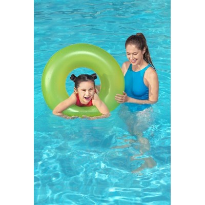 Bestway Frosted Neon Swim Ring 36025 for child ages  10+