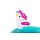 Bestways Magical Unicorn Carriage Play Center 53097 for child over 2+ ages