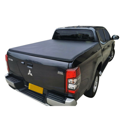 Mitsubishi Soft tir-fold Tonneau Cover 2015+ Pickup Bed Covers For MISUBISHI TRITON