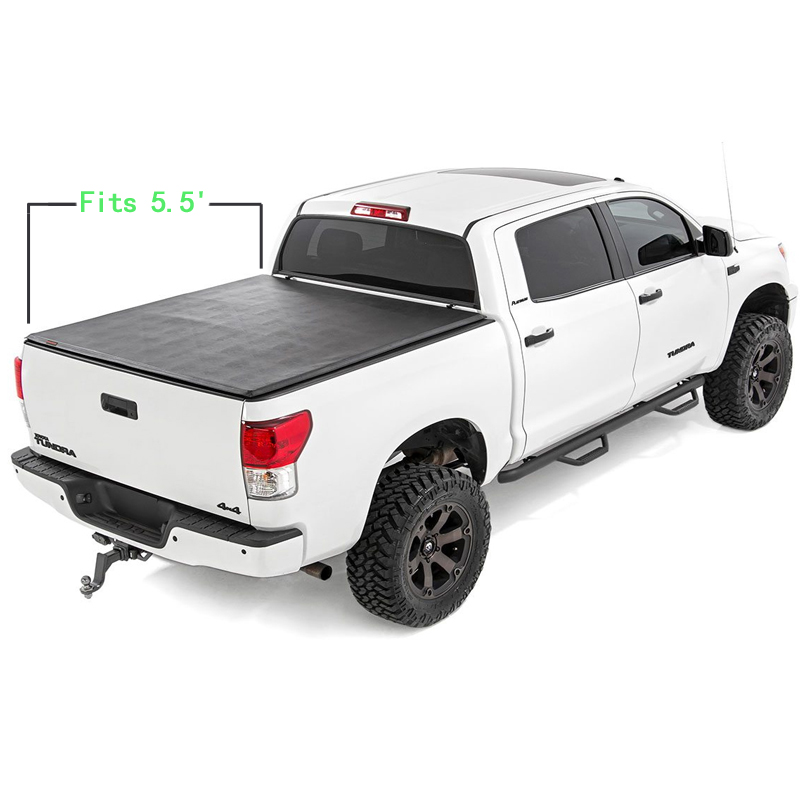 Toyota Tri-Fold Soft Tonneau Cover 2007-2017 TOYOTA Tundra 5.5 ...