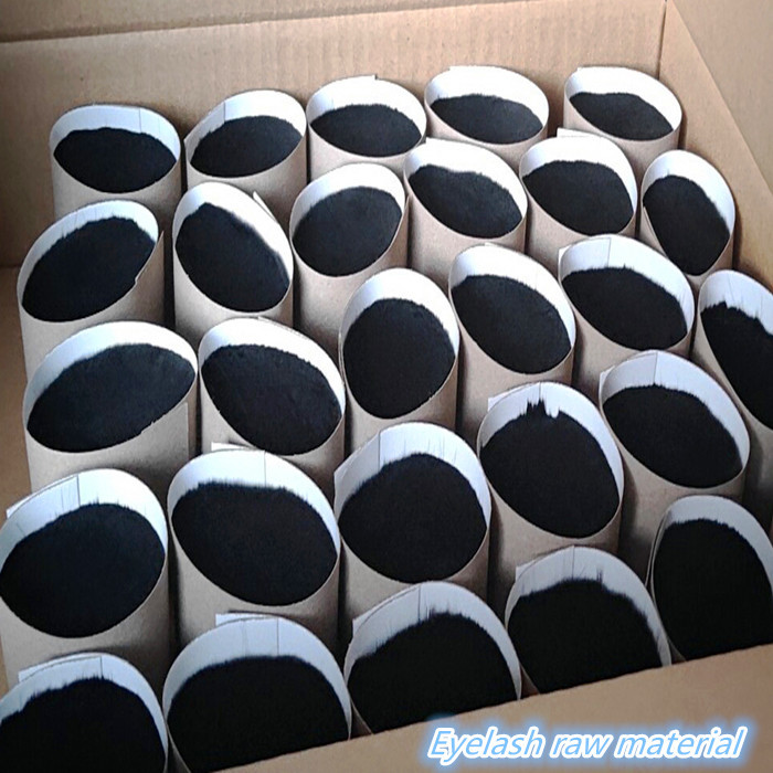 What is the raw material for making fake eyelashes?