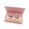 wholesale natural wispy eyelashes magnetic false eyelashes with custom eyelash packaging