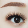 natural long strip false eyelashes wholesale with eyelash glue private label