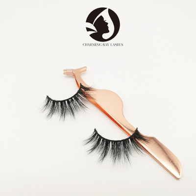 fluffy mink lovely best false eyelashes with custom eyelash packaging