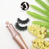 4D Lashes العلامة التجارية الخاصة بها الرموش الناعمة ثلاثية الأبعاد رموش المنك الرموش الطويلة السميكة