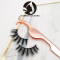 3d mink lashes wholesale private label strip natural long eyelashes with eyelash glue