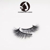 create your own brand creme eyelashes wholesale 100% 3d real siberian mink fur eyelashes