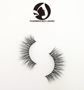 cruelty free custom false eyelashes  wispy with custom logo packaging