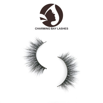 handmade free sample mink fur lashes 10 pairs and packaging