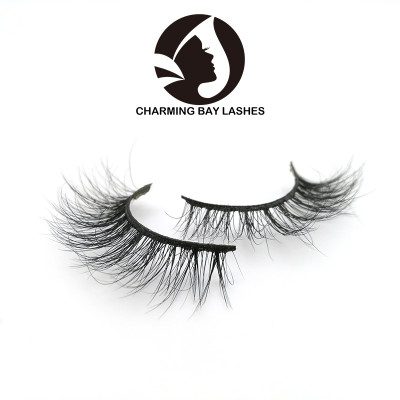free shipping hand made fluffy mink fur false lashes wholesale