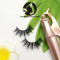 high quality faux mink lashes 3 d custom box with logo luxury lashes