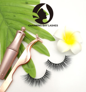 individual lashes eyelashes mink invisible band luxury 3d mink lashes with custom packaging