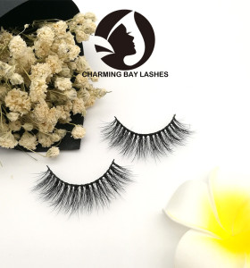 invisible band mink 3d eye lashes and custom package mink lashes manufacturer