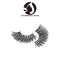 best selling 3d layered effect 100% real 25mm false 3d mink eyelashes strip false eyelashes for your beauty logo lashes