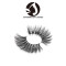 best selling 3d layered effect 100% real 25mm false 3d mink eyelashes strip false eyelashes for your beauty logo lashes