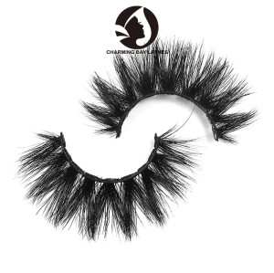 self adhesive mink individual lashes clear band no label lashes private label faux mink lashes