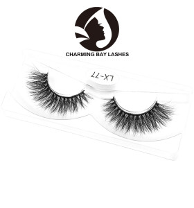 mink volume lashes thin band with packaging natural private label mink eye lashes