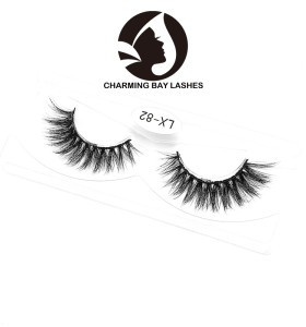 private label synthetic real siberian 3d mink fur own brand strip lashes
