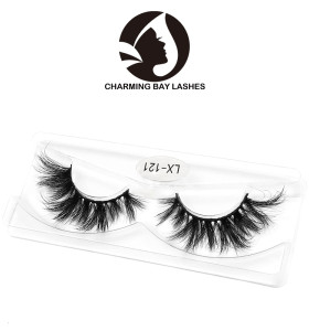 cruelty free dramatic 3d mink eyelashes clear band supplier round box create your own brand 3d mink eye lashes