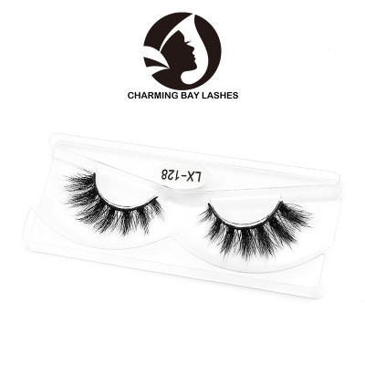 custom logo 3d mink free private label wispy strip eyelashes wholesale for sale