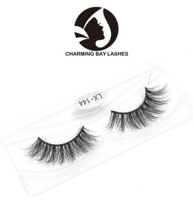3d 100% siberian mink fur beauty lady charming eyelashes private labels custom brand wispy 3d mink eyelash