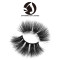 transparent band fluffy 3d mink beauty lady eyelashes cruelty free with custom eyelash box