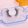 free sample 3d natural fluffy mink eyelashes with custom eyelash packaging high quality false eyelashes