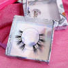 3d natural mink eyelashes beauty lady eyelashes with eyelash box custom creme free false eyelashes samples wholesale
