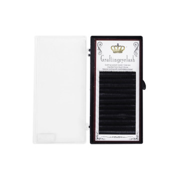 自然浓密蛋白丝 圆毛单根密排假睫毛 0.10密排嫁接睫毛