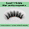 new styles 10 pairs of mixed magnetic eyelash two bottle magnetic eyeliner set natural and dense magnetic false eyelashes