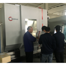 All new Hermle 5-axis machining center is under Installation testing.