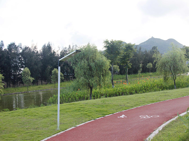 Proyecto de farolas solares todo en uno en Hangzhou, China