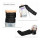Air compression massage with leg, arm, waist cuffs for facilitating blood and lymph drainage circulation