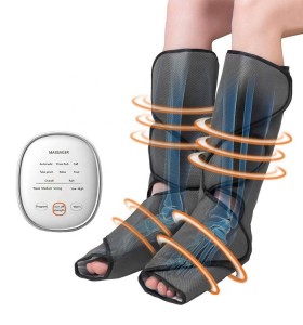 factory sell portable rechargeable relax air pressure foot calf wrap massager