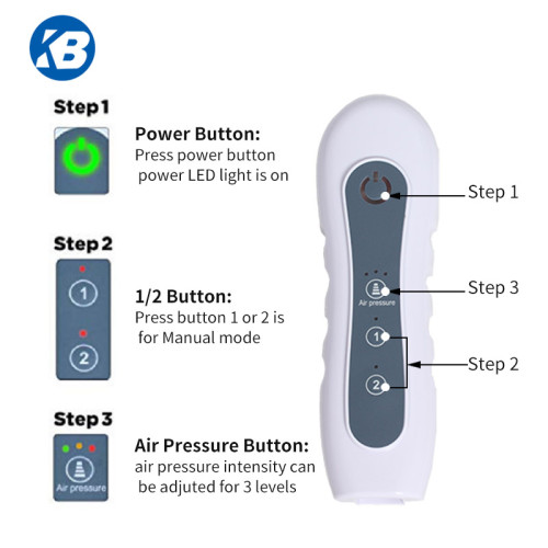 New heating air pressure compression foot leg massager