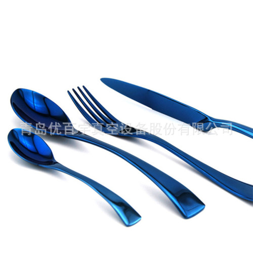 Vacuum multi-arc ion coating equipment ： tableware （knives and forks）