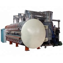 Large horizontal type multi-arc ion vacuum coating machine