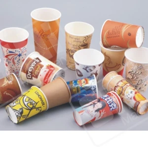 Máquina formadora de vasos de papel de alta velocidad